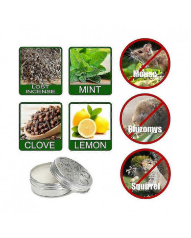 Huile de menthe poivrée pour repousser les souris et les rats, répulsif pour rongeurs, répulsif pour souris, [...]