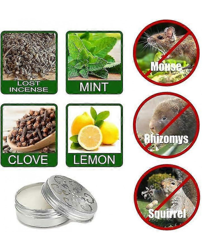 Huile de menthe poivrée pour repousser les souris et les rats, répulsif pour rongeurs, répulsif pour souris, [...]