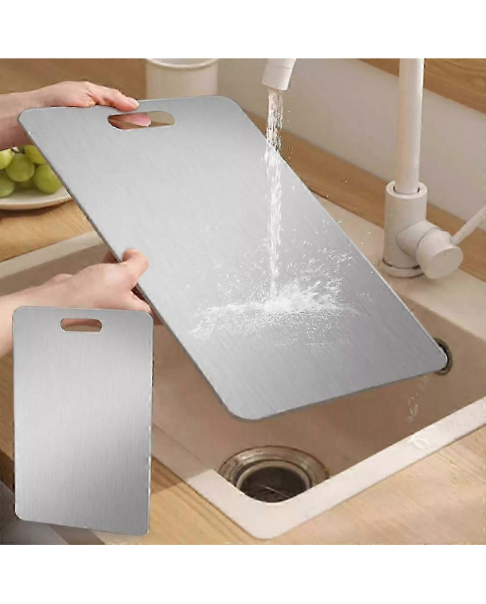 Planche à découper en titane Planche à découper de cuisine en titane double face