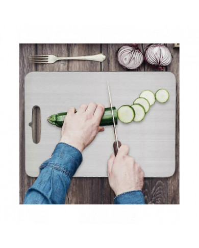 Planche à découper en titane Planche à découper de cuisine en titane double face