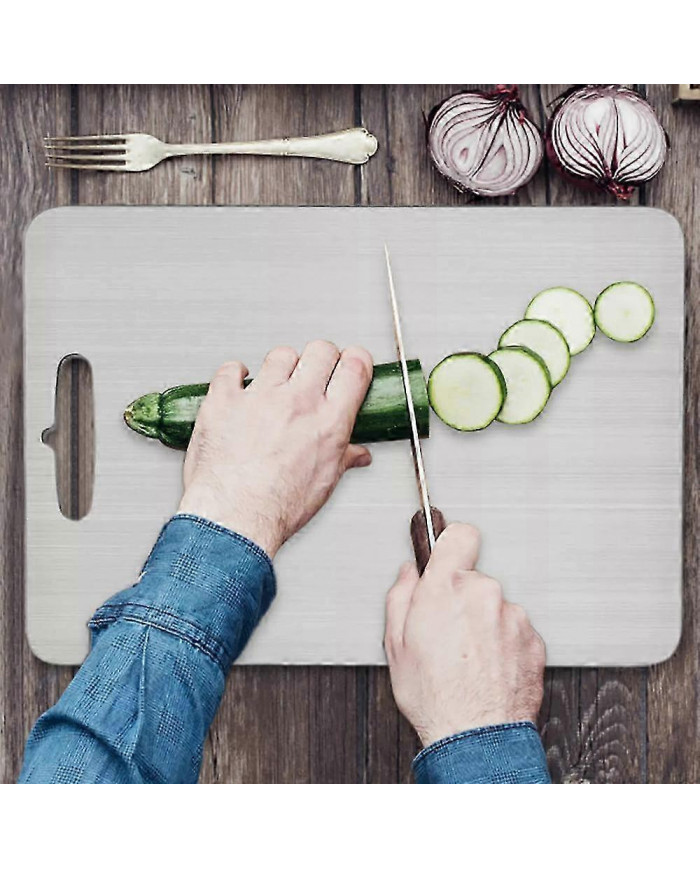 Planche à découper en titane Planche à découper de cuisine en titane double face