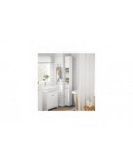 SoBuy BZR34-W, Armoire de salle de bain blanche Étagère de salle de bain