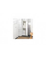 SoBuy BZR34-W, Armoire de salle de bain blanche Étagère de salle de bain