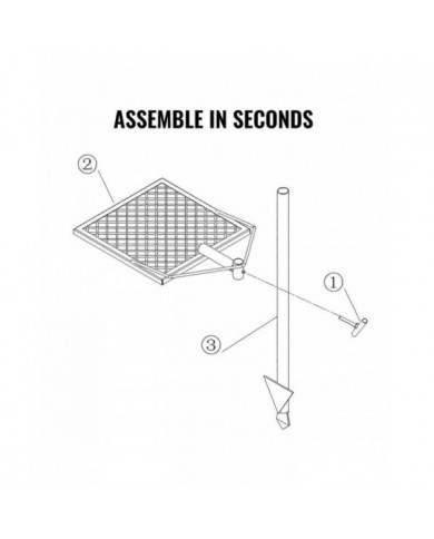 Pivotant Campfire Grill Heavy Duty Steel Open Fire Cooking Grate réglable
