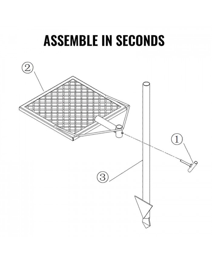 Pivotant Campfire Grill Heavy Duty Steel Open Fire Cooking Grate réglable