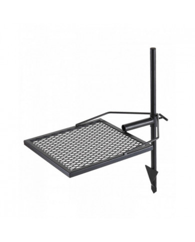 Pivotant Campfire Grill Heavy Duty Steel Open Fire Cooking Grate réglable