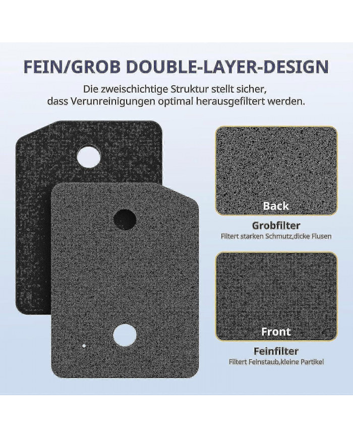 Filtre 4 pièces pour sèche-linge série Miele T1 9164761 pièce de rechange pour sèche-linge Miele T1 fin/grossier [...]