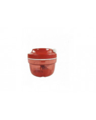TUPPERWARE Chef Turbo-Chef rot D158 Zwiebeln Zerkleiner Speedy Boy Zwiebelschneider 27357