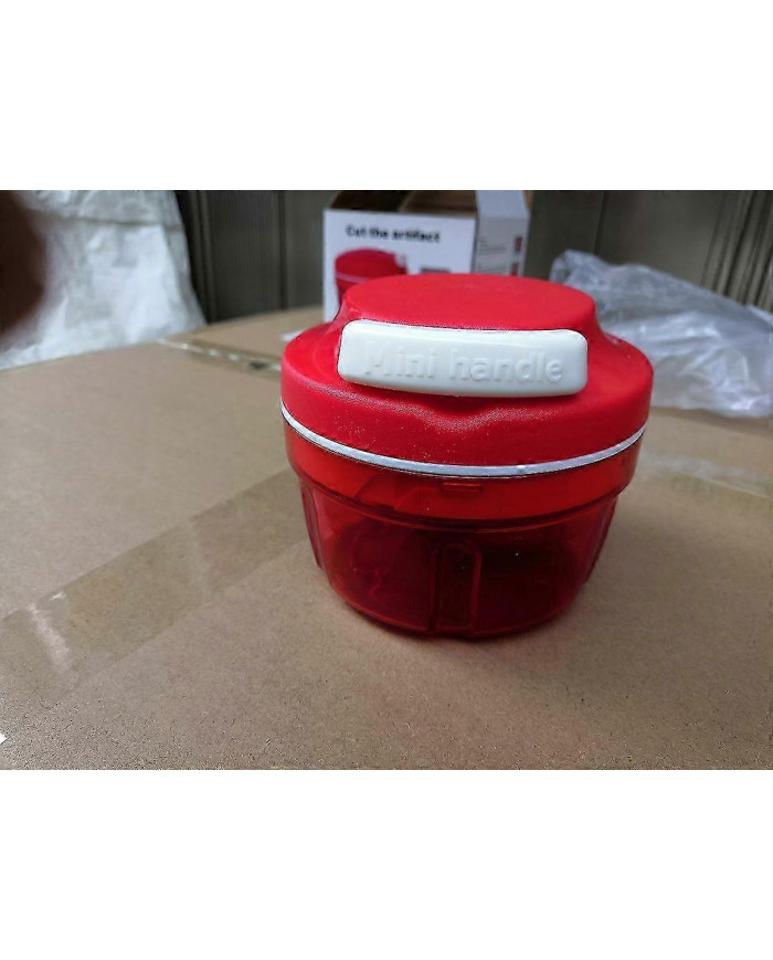 TUPPERWARE Chef Turbo-Chef rot D158 Zwiebeln Zerkleiner Speedy Boy Zwiebelschneider 27357