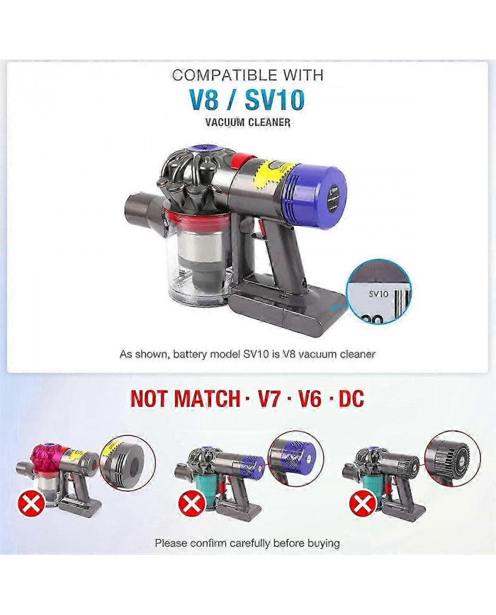 Remplacement du boîtier de l’ensemble du corps principal pour l’aspirateur V8 SV10 Boîtier de l’ensemble de [...]