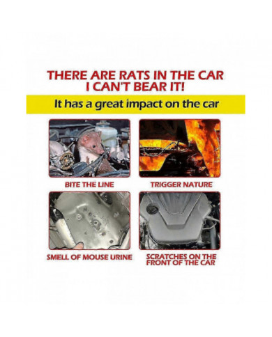 3pcs Moteur Automobile Rat Souris Répulsif Spray Protection Naturelle du Véhicule