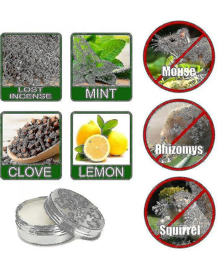 Huile de menthe poivrée pour repousser les souris et les rats, répulsif pour souris répulsif pour rongeurs, [...]