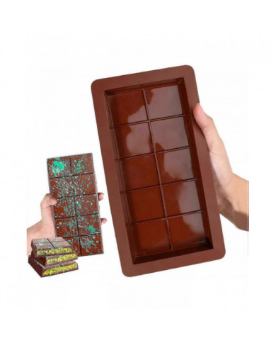 Moule à chocolat Moule à chocolat en silicone, paquet de 1 moules en silicone, Moule à chocolat profond au [...]