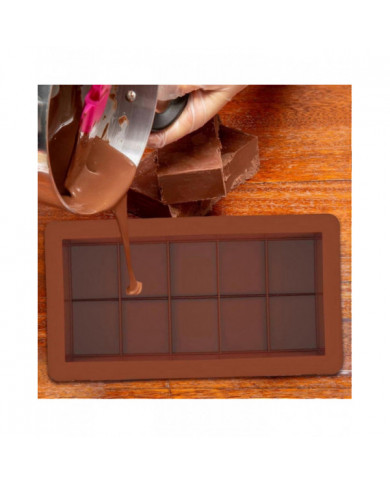 Moule à chocolat Moule à chocolat en silicone, paquet de 1 moules en silicone, Moule à chocolat profond au [...]