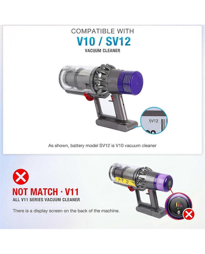 Remplacement du boîtier de l’ensemble du corps principal pour aspirateur V10 SV12 Casin de l’ensemble de service [...]