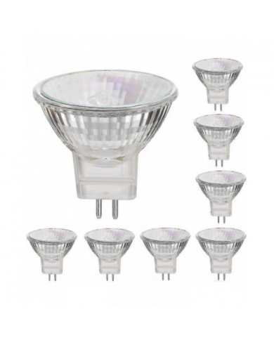 12v 35w lampes halogènes Gu5.3 Spot Base Blanc chaud, Dimmable, Pack De 8