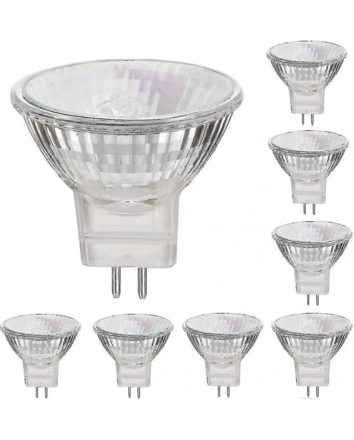 12v 35w lampes halogènes Gu5.3 Spot Base Blanc chaud, Dimmable, Pack De 8