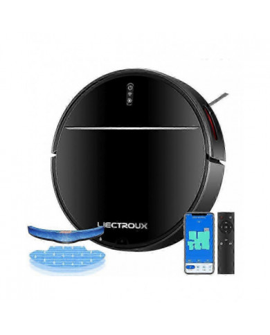 LIECTROUX M7S PRO Robot Aspirateur Navigation Cartographique, Application WiFi, Balayeuse à vadrouille humide, [...]