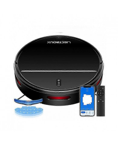LIECTROUX M7S PRO Robot Aspirateur Navigation Cartographique, Application WiFi, Balayeuse à vadrouille humide, [...]