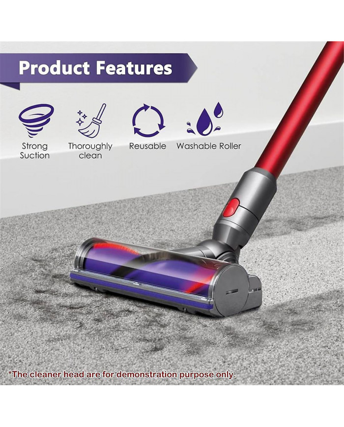 Nettoyant à dégagement rapide pour V7 V8 V10 V11 V15 Aspiration à entraînement direct pour tapis de parquet