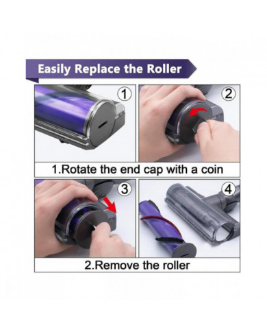 Nettoyant à dégagement rapide pour V7 V8 V10 V11 V15 Aspiration à entraînement direct pour tapis de parquet