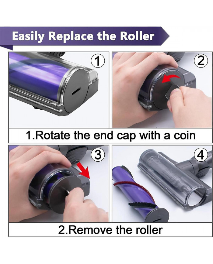 Nettoyant à dégagement rapide pour V7 V8 V10 V11 V15 Aspiration à entraînement direct pour tapis de parquet