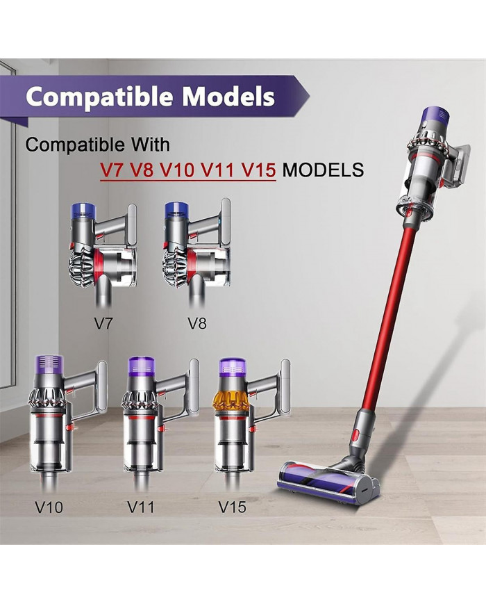 Nettoyant à dégagement rapide pour V7 V8 V10 V11 V15 Aspiration à entraînement direct pour tapis de parquet