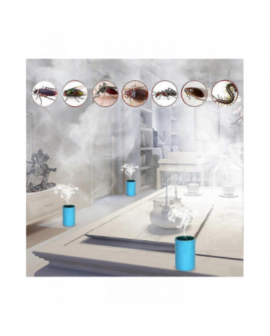 Ensemble de fumée insecticide tueur de cafards puissant de 4 pièces - Lutte antiparasitaire de style aromathérapie [...]