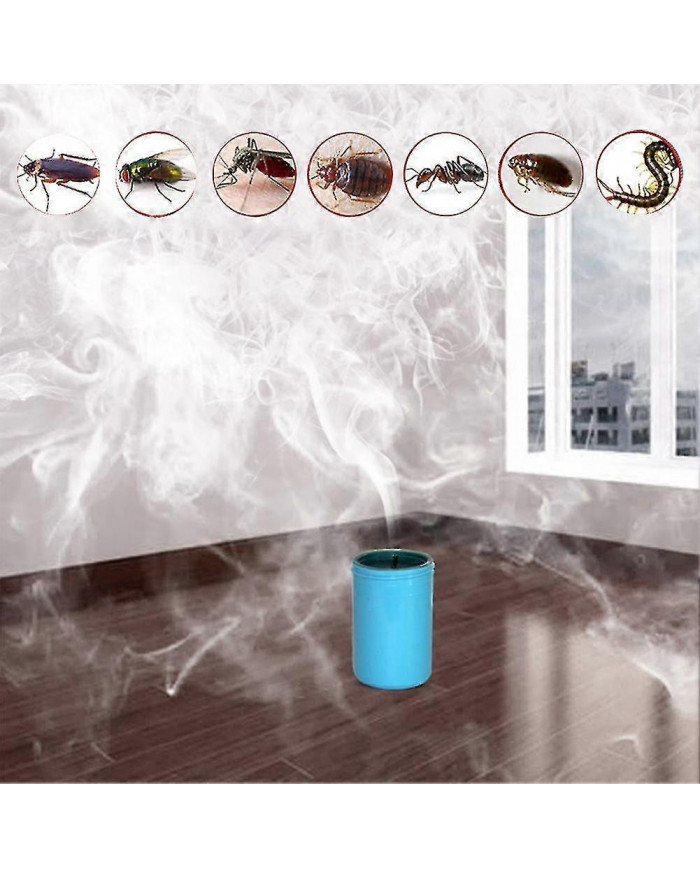 Ensemble de fumée insecticide tueur de cafards puissant de 4 pièces - Lutte antiparasitaire de style aromathérapie [...]