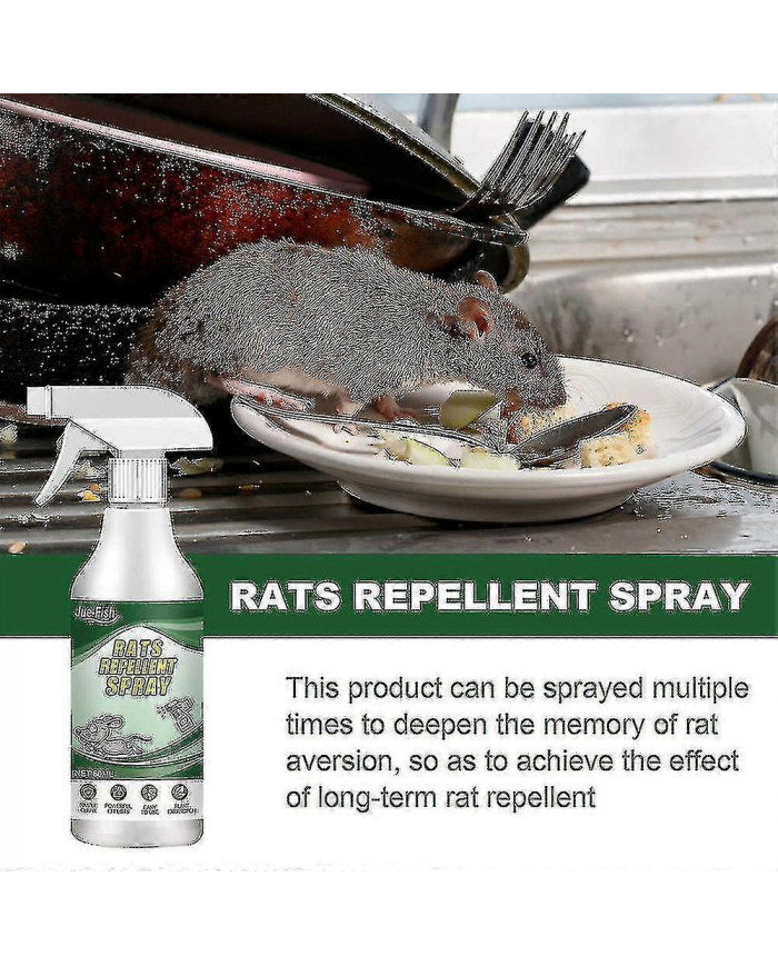 Spray d’huile essentielle de menthe poivrée naturelle forte Spray répulsif pour rongeurs de souris
