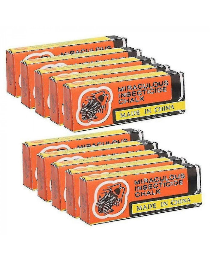 Répulsifs de cafards Magie Sans Poussière Craie Pour Les Cafards Fourmis 5/10 Boîtes