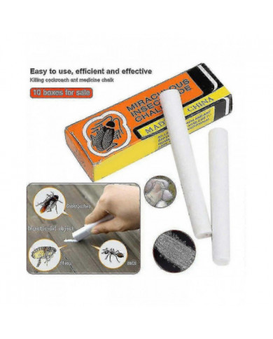 Répulsifs de cafards Magie Sans Poussière Craie Pour Les Cafards Fourmis 5/10 Boîtes