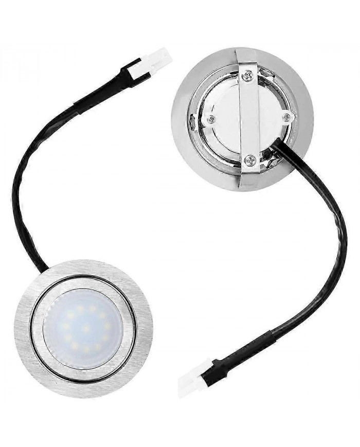2pcs ampoules de hotte de cuisine, hotte de cuisinière en acier inoxydable LED lumière de remplacement encastrée [...]