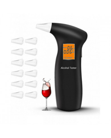 Testeur d’alcool Police Appareils précis de mesure de l’alcool avec 12 embouts buccaux, testeur d’alcool [...]