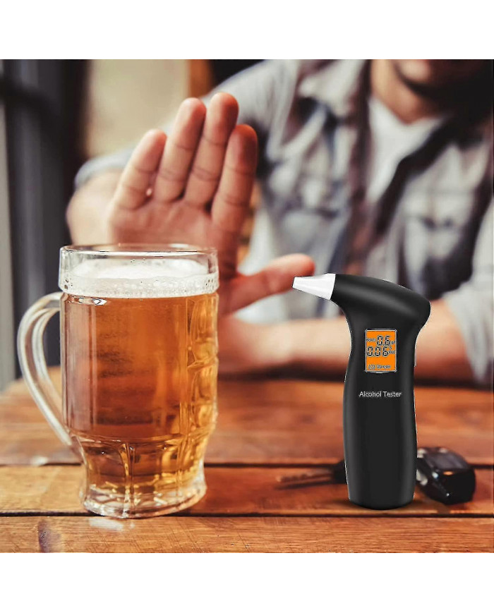 Testeur d’alcool Police Appareils précis de mesure de l’alcool avec 12 embouts buccaux, testeur d’alcool [...]