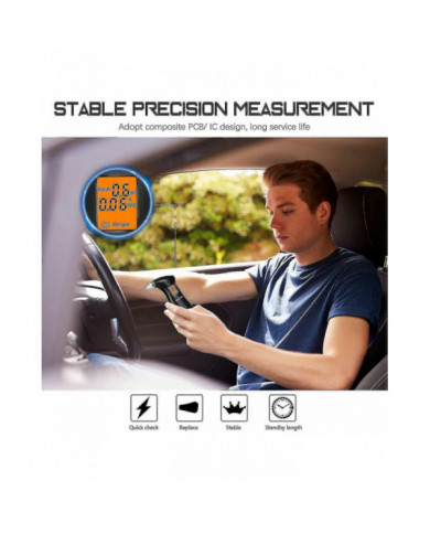 Testeur d’alcool Police Appareils précis de mesure de l’alcool avec 12 embouts buccaux, testeur d’alcool [...]