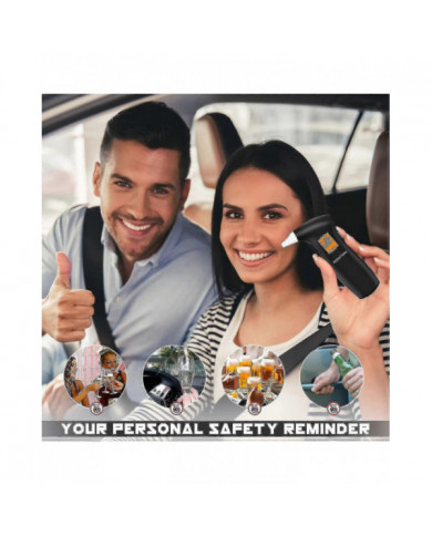 Testeur d’alcool Police Appareils précis de mesure de l’alcool avec 12 embouts buccaux, testeur d’alcool [...]