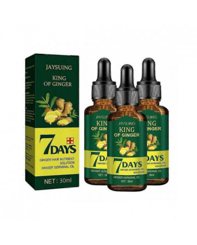 3pcs 7 jours Gingembre Produits de croissance des cheveux Promouvoir rapidement la repousse des cheveux Sérum [...]