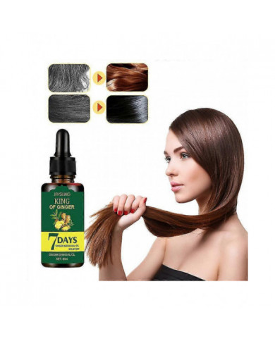 3pcs 7 jours Gingembre Produits de croissance des cheveux Promouvoir rapidement la repousse des cheveux Sérum [...]