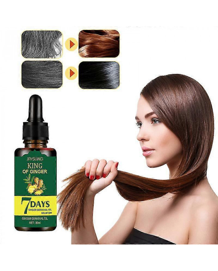 3pcs 7 jours Gingembre Produits de croissance des cheveux Promouvoir rapidement la repousse des cheveux Sérum [...]