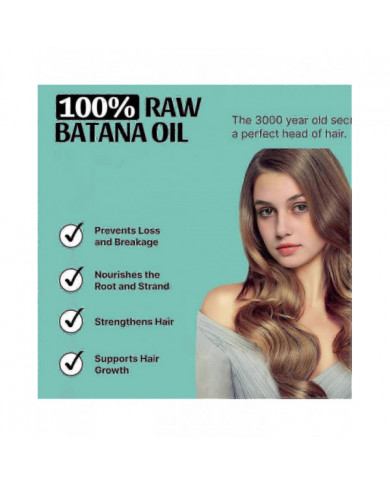 SPOILD 100% Virgin Batana Oil - Huile de Batana brute pour la croissance des cheveux - 100% pure - Renforce [...]