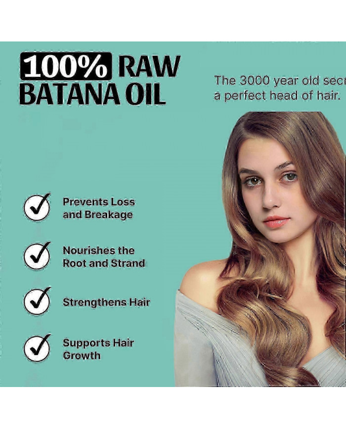 SPOILD 100% Virgin Batana Oil - Huile de Batana brute pour la croissance des cheveux - 100% pure - Renforce [...]