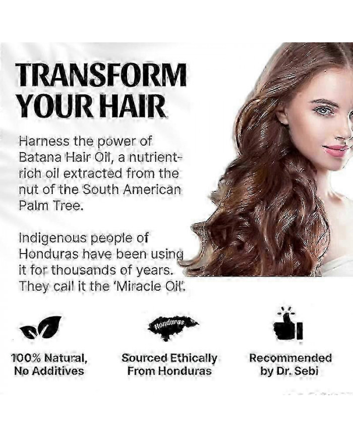 SPOILD 100% Virgin Batana Oil - Huile de Batana brute pour la croissance des cheveux - 100% pure - Renforce [...]