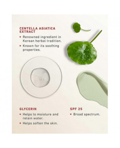 CC Crème Correctrice Rouge à la Centella Asiatica, Crème contre les rougeurs à la Centella Asiatica, Correcteur [...]