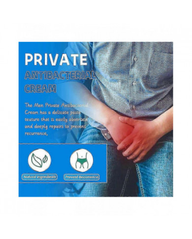 Partie intime homme Crème de soins anti-démangeaisons Pommade déodorante Crème anti-démangeaisons 20g
