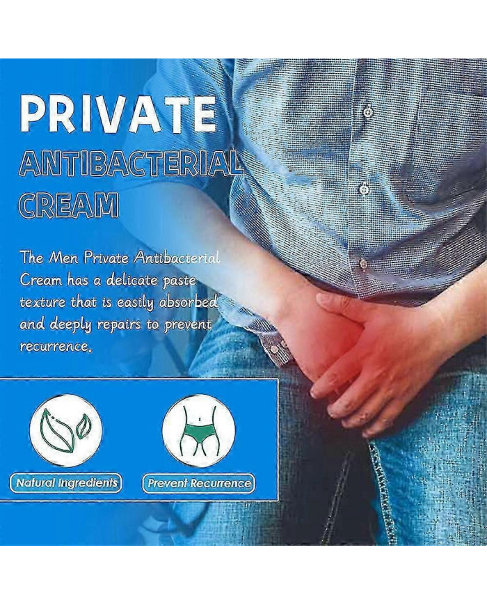 Partie intime homme Crème de soins anti-démangeaisons Pommade déodorante Crème anti-démangeaisons 20g