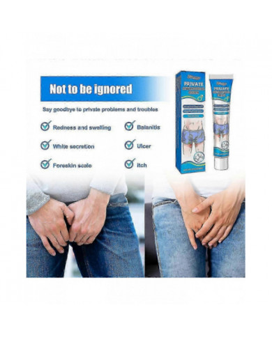 Partie intime homme Crème de soins anti-démangeaisons Pommade déodorante Crème anti-démangeaisons 20g