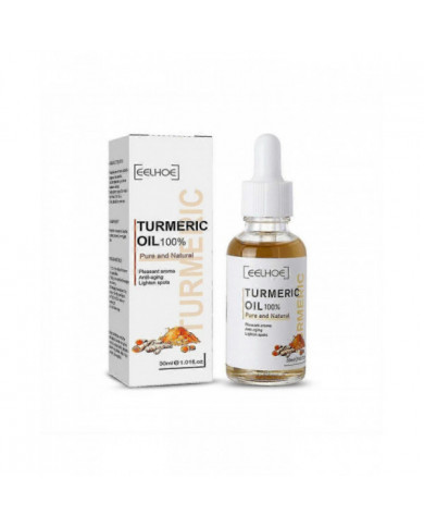 Eelhoe 30ml Huile de Curcuma Pure Naturelle Agréable Hydratante Anti-âge