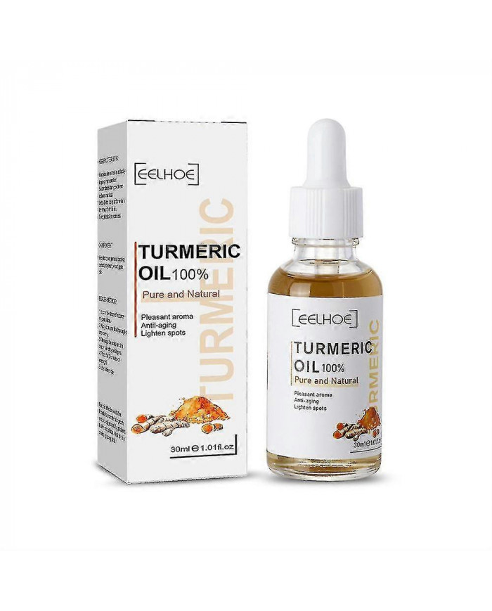 Eelhoe 30ml Huile de Curcuma Pure Naturelle Agréable Hydratante Anti-âge