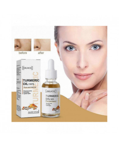 Eelhoe 30ml Huile de Curcuma Pure Naturelle Agréable Hydratante Anti-âge